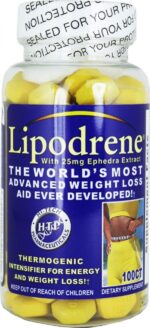 Hi-Tech Pharmaceuticals Lipodrene w/25mg Ephedra Extract 100 Tabs - Image 2